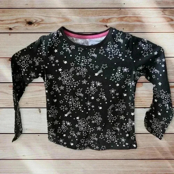 BRAND NEW GIRL'S 2 PACK SIZE X-SMALL 4-5 WONDER NATION LONG SLEEVE SHIRTS - Picture 1 of 4